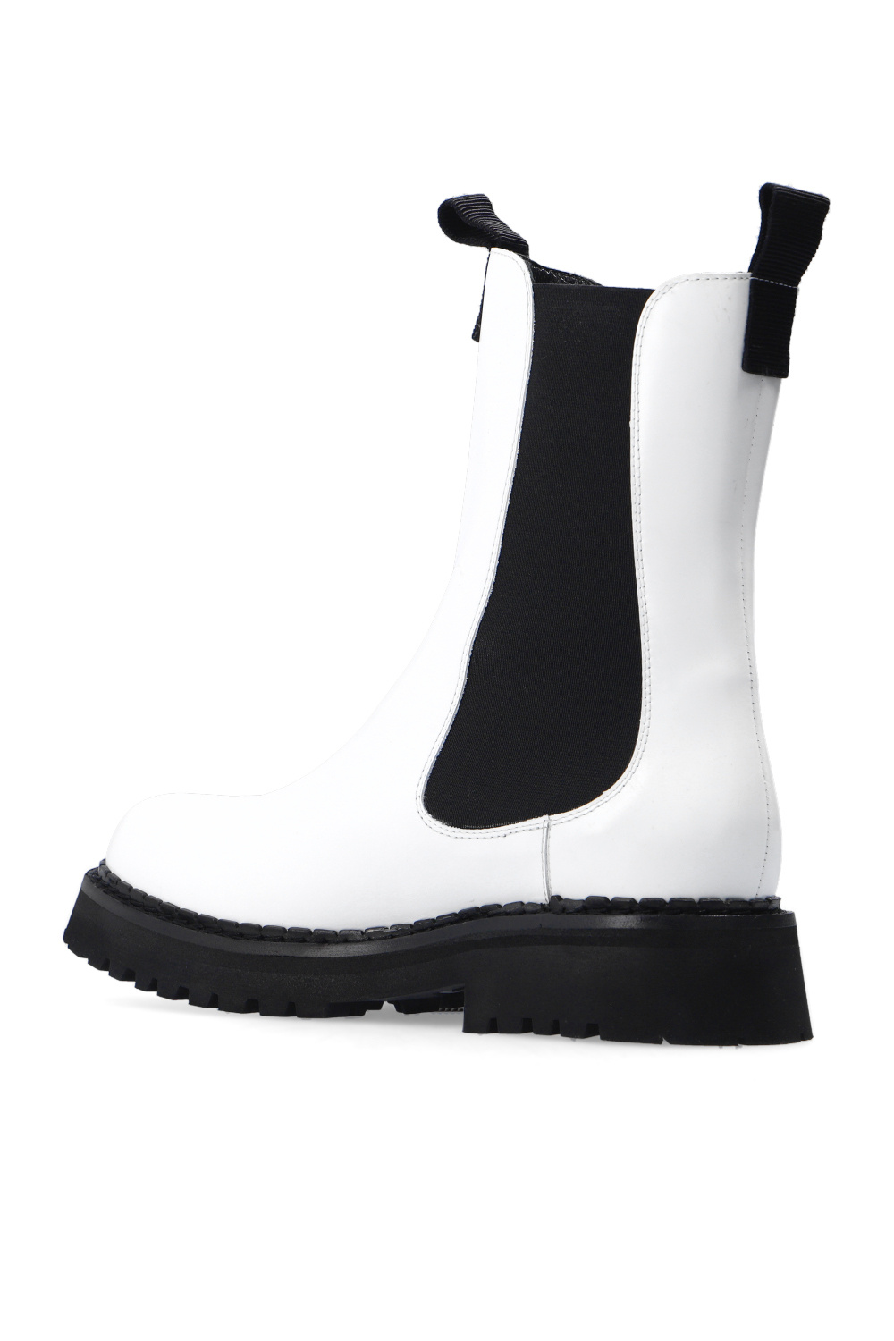 Moschino Chelsea boots with logo