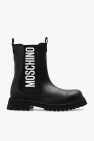 Moschino Chelsea boots with logo