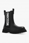 Moschino Chelsea boots with logo