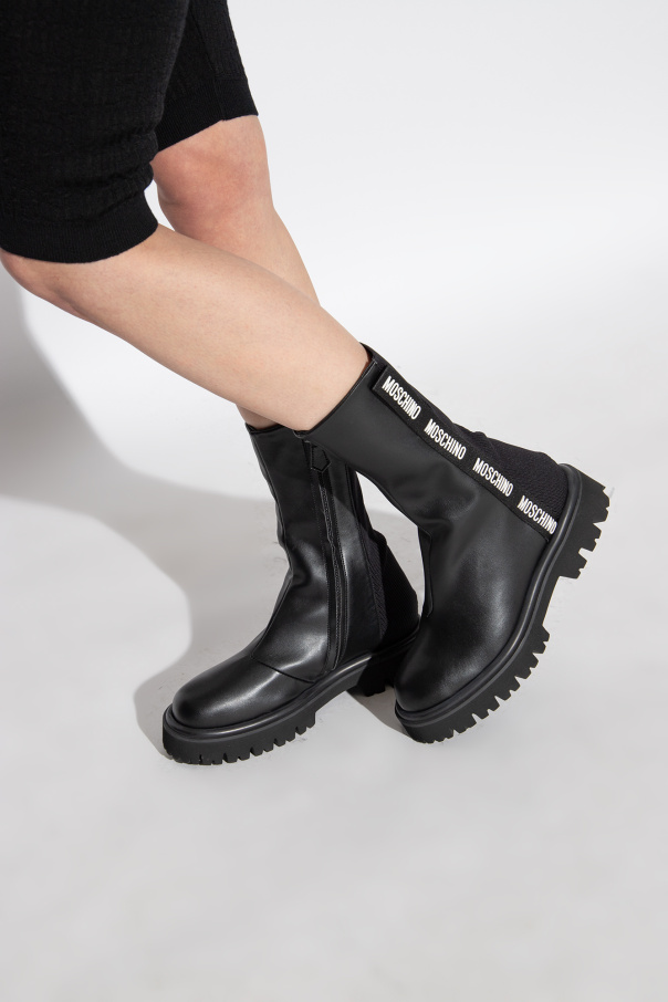 Moschino Ankle boots with logo