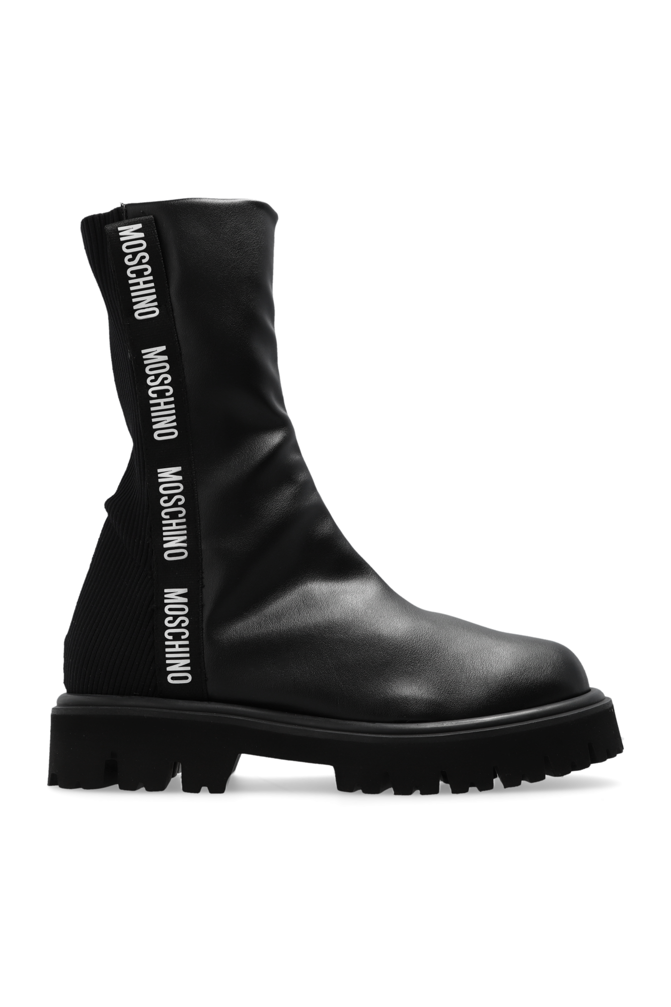 Black Ankle boots with logo Moschino - Vitkac Canada