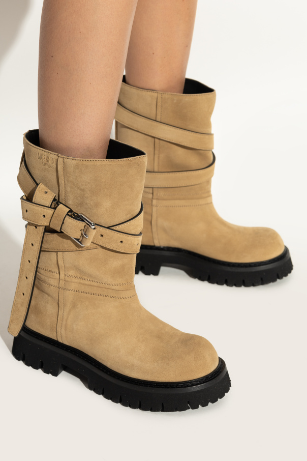 Moschino Wildleder-Stiefeletten