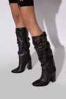 Moschino Heeled leather boots