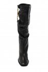 Moschino Heeled leather boots