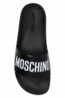 Moschino valentino garavani 110mm rockstud embellished wedge sandals item