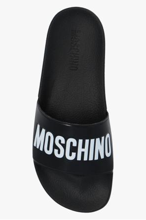 Moschino Tod's logo-patch slip-on sneakers