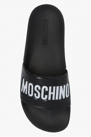 Moschino Como buckle strap boots