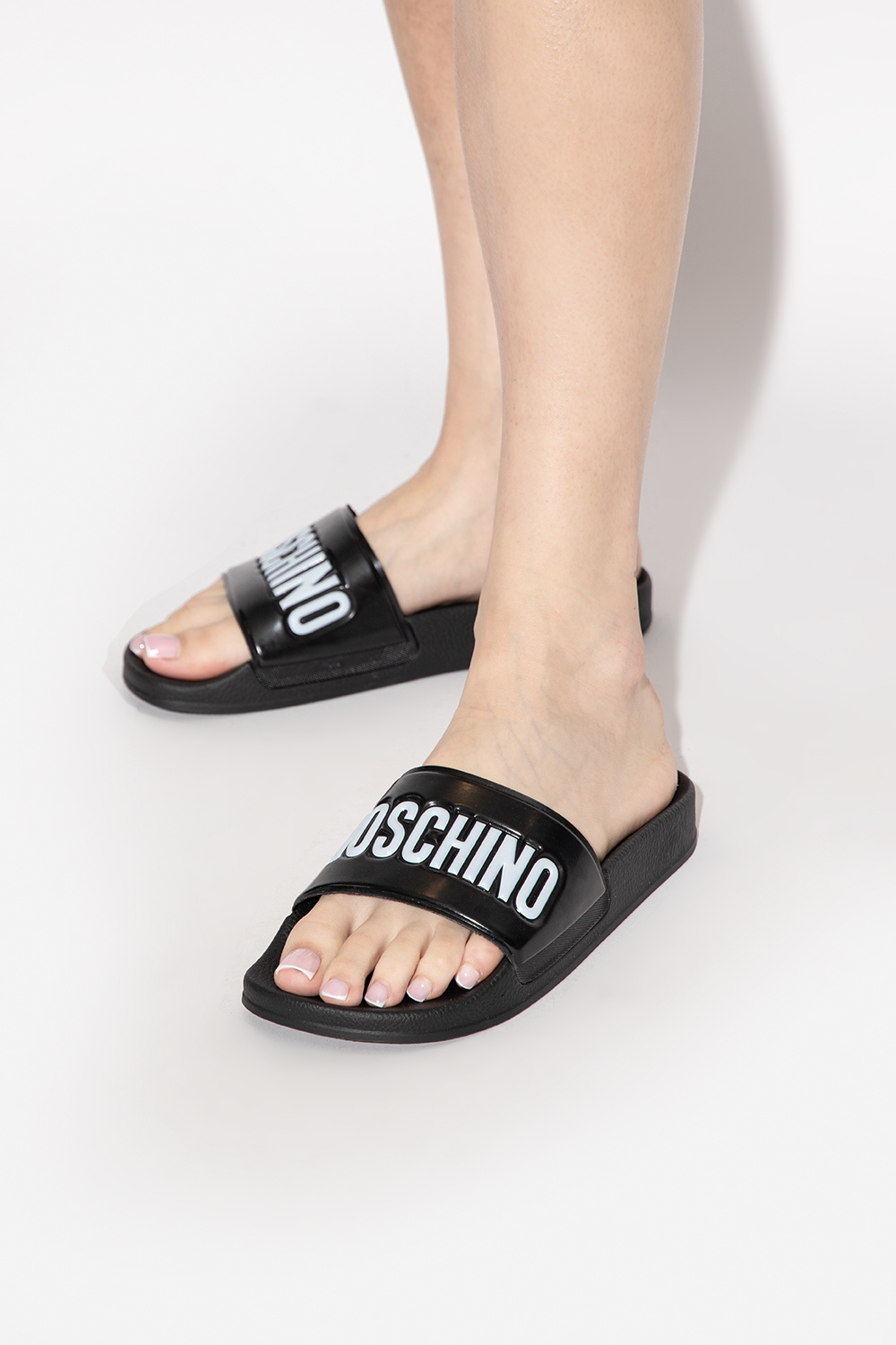 Moschino a casual court-style sneaker