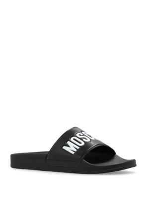 Moschino Rubber slides with logo