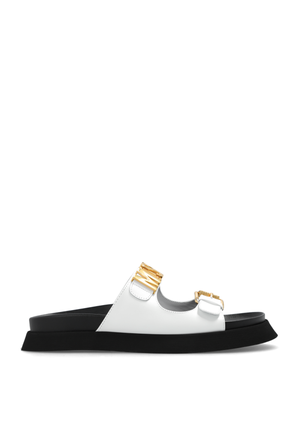 Moschino Slides with logo