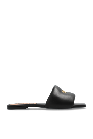 Leather slides