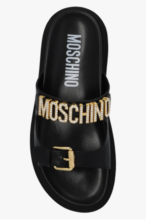 Moschino Slides with logo