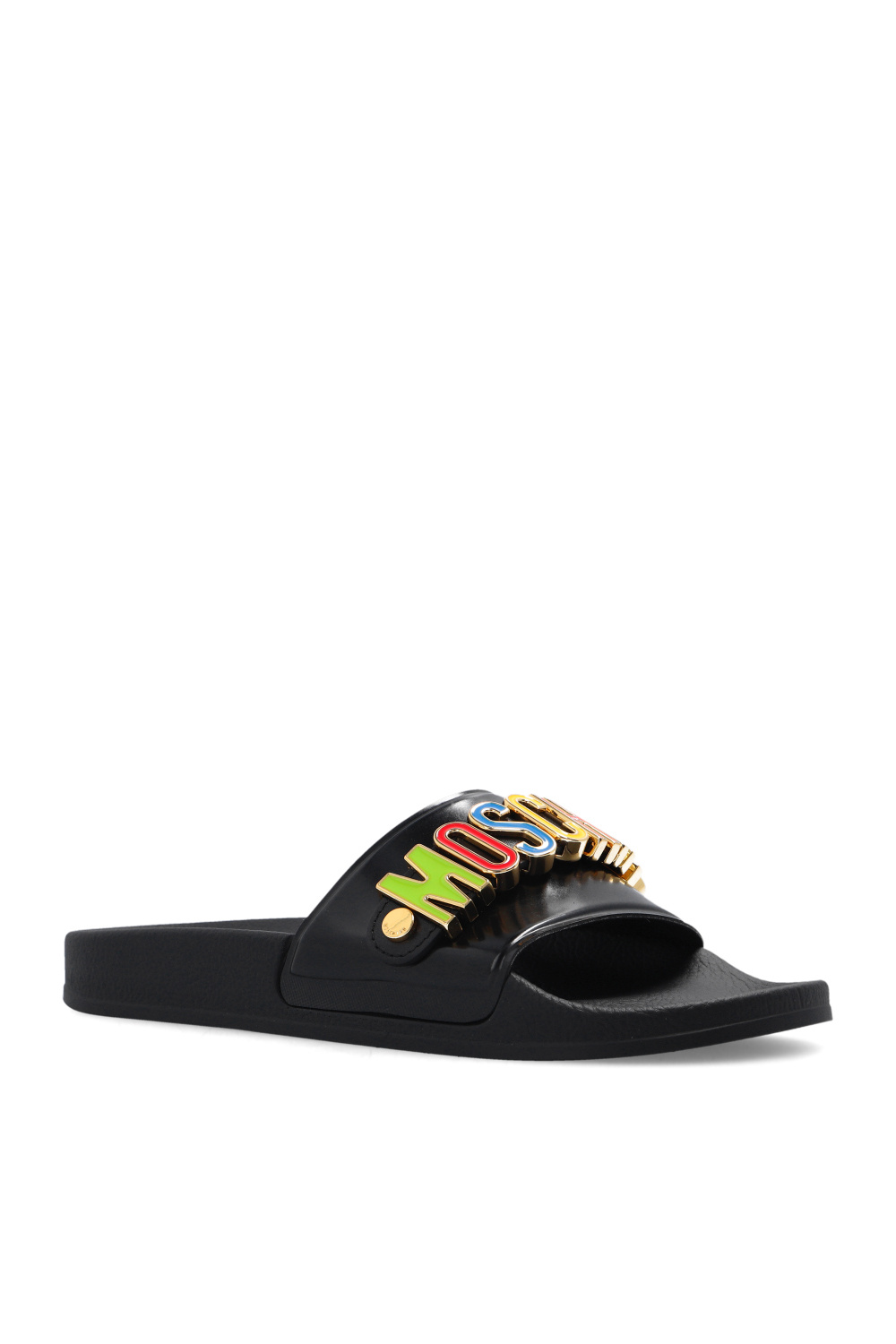 Moschino Rubber slides with logo