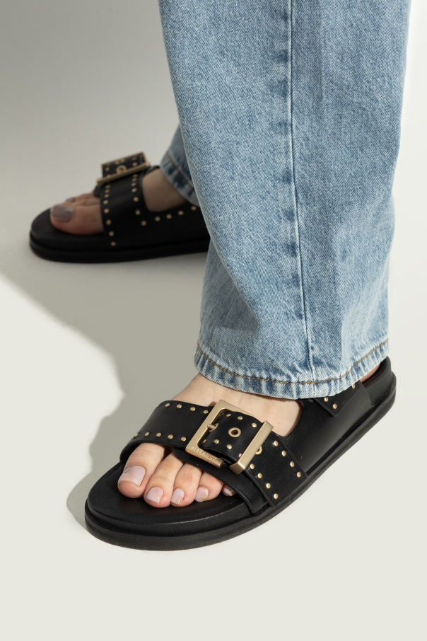 AllSaints Leather slides "Magda"