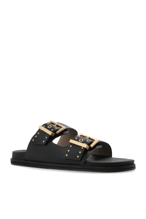 AllSaints Leather slides "Magda"