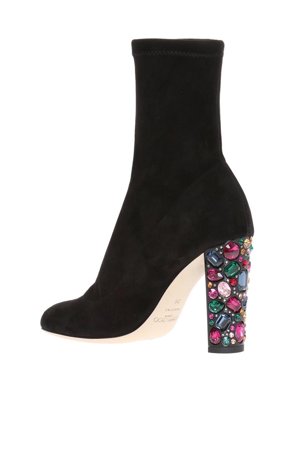 jimmy choo maine embellished boots