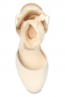 Stuart Weitzman cream ‘Marguerita’ wedge espadrilles