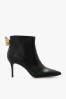Sophia Webster BLACK ‘Mariposa’ stiletto ankle boots