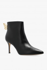 Sophia Webster BLACK ‘Mariposa’ stiletto ankle boots