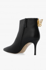 Sophia Webster BLACK ‘Mariposa’ stiletto ankle boots