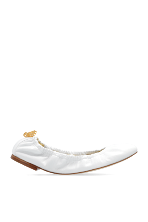 ‘Mariposa’ leather ballet flats