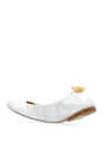 Sophia Webster WHITE ‘Mariposa’ leather ballet flats