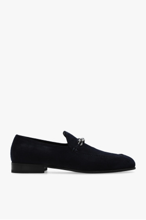 Zamszowe buty ‘marti’ typu ‘loafers’ od Jimmy Choo