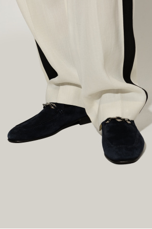Zamszowe buty ‘marti’ typu ‘loafers’ od Jimmy Choo