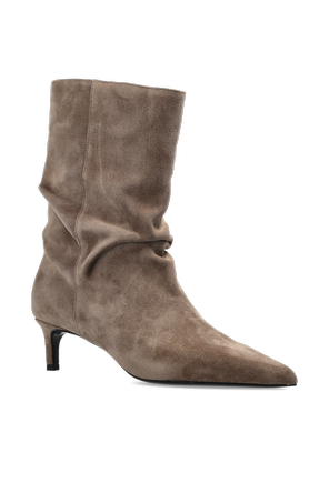BLACK SUEDE STUDIO Botins de camurça de salto ‘Marty 50’