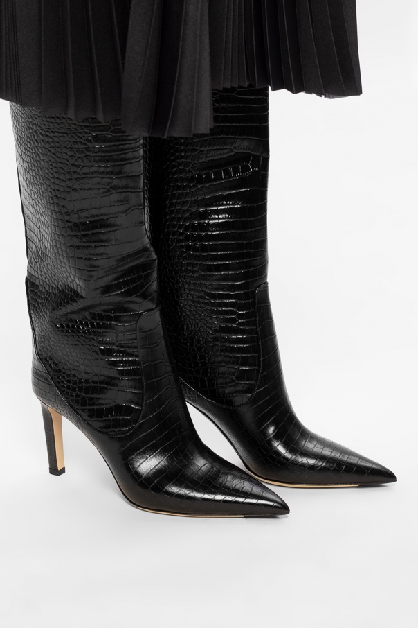 jimmy choo mavis croc boots