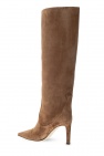 Jimmy Choo BROWN 'Mavis' heeled knee-high boots