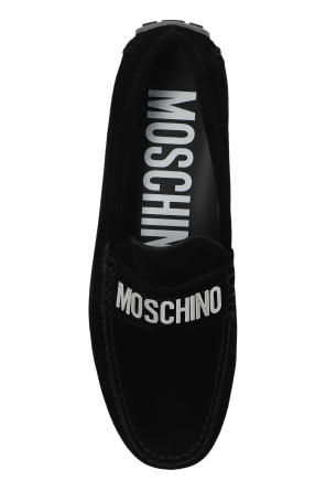 Moschino Suede Moccasins