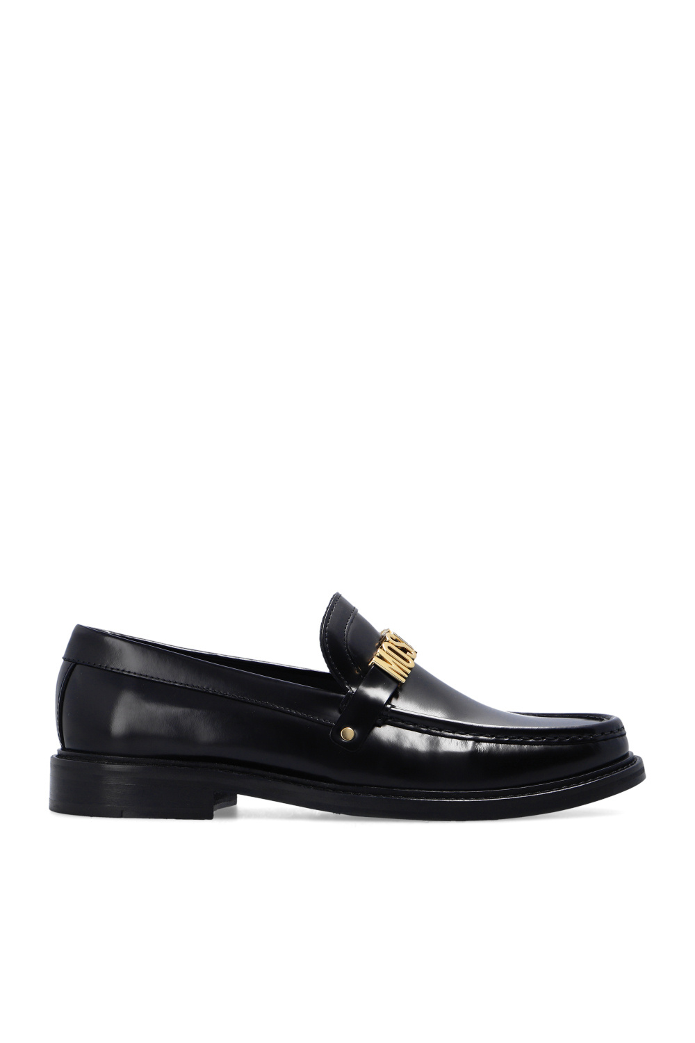 Moschino Versace Kids Baroque slip-on sneakers Nero