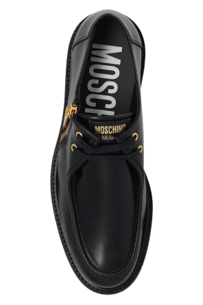 Moschino Leather Nude shoes