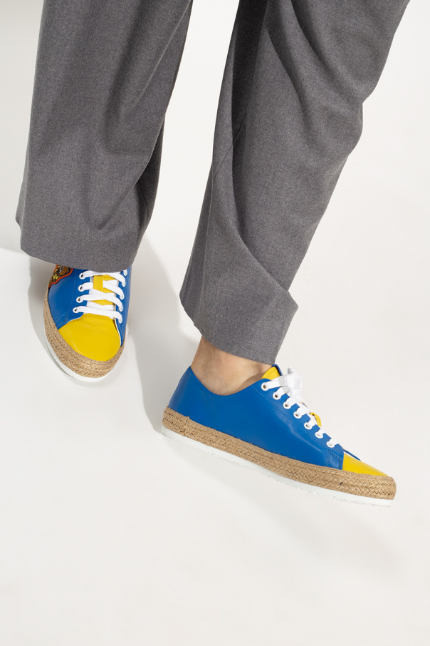 Moschino New Balance Kids Sneakers con strappo Blu