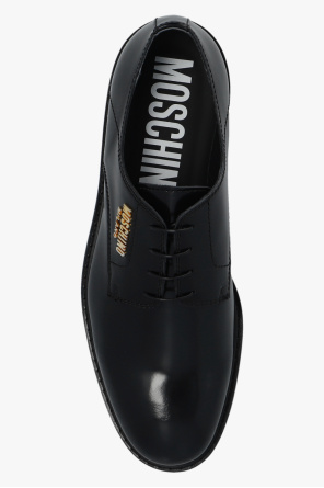 Moschino Skórzane buty typu ‘derby’