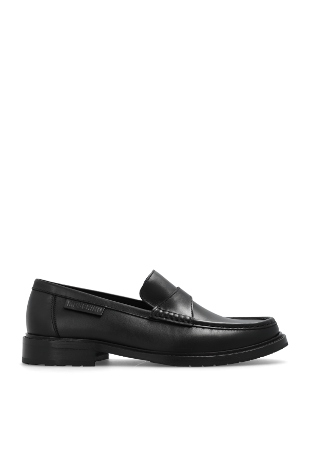 Moschino Skórzane buty typu ‘loafers’