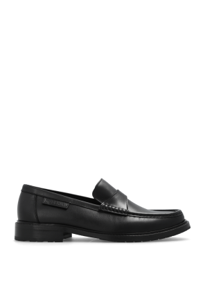 Skórzane buty typu ‘loafers’ od Moschino