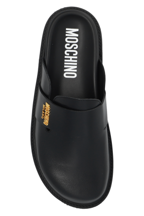 Moschino Slides with logo