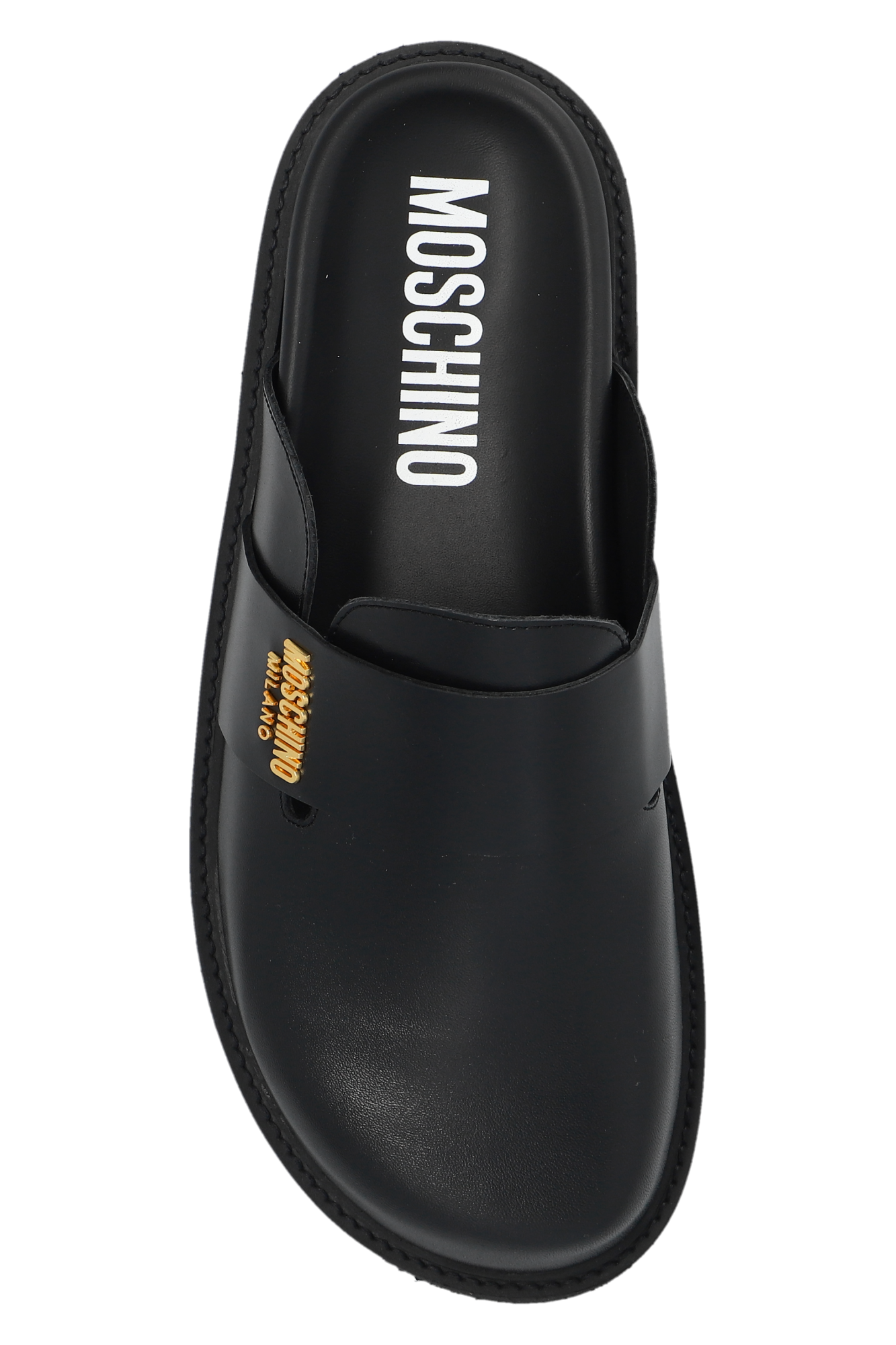 Moschino Slides with logo