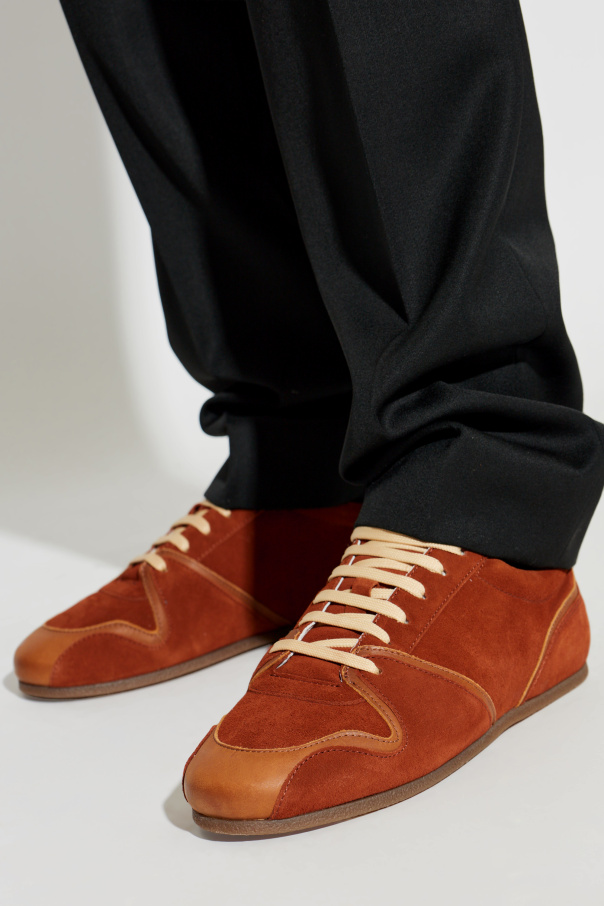 Moschino Suede sports shoes