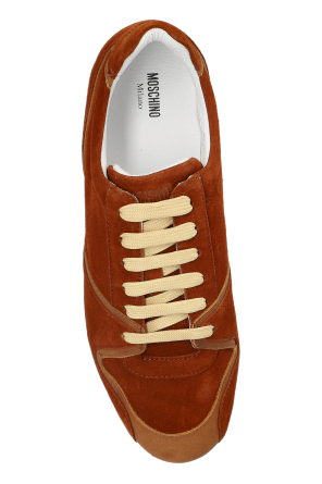 Moschino Suede sports shoes
