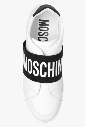 Moschino Białe sneakers Gabor w skórach