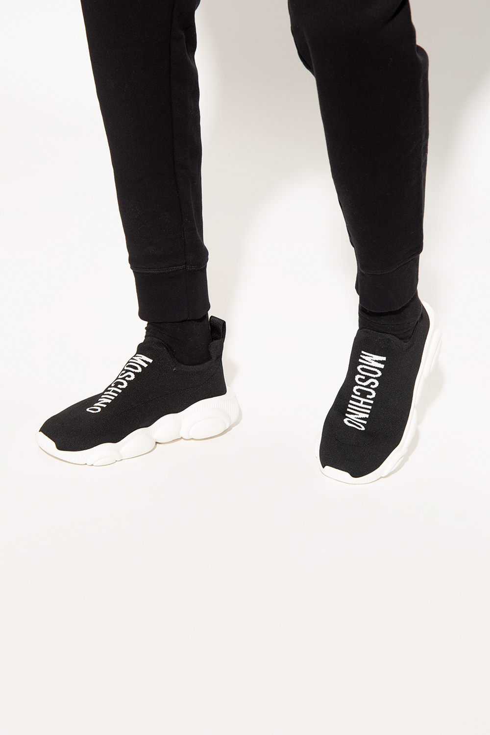 Black Sneakers with logo Moschino - Vitkac Canada