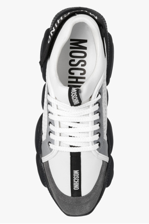 Moschino Sneakers Denver in suede con shearling