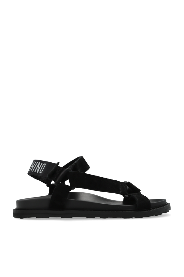 Sandals with logo od Moschino