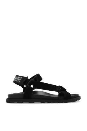 Sandalias con logo