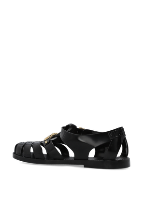 Moschino Rubber sandals with logo