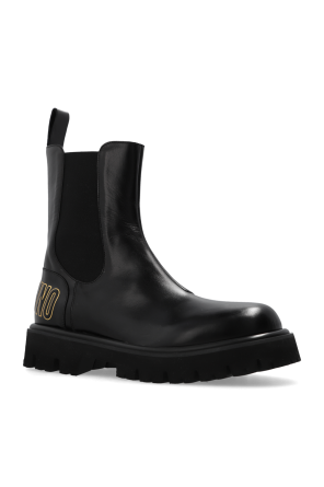 Moschino Leather Chelsea boots