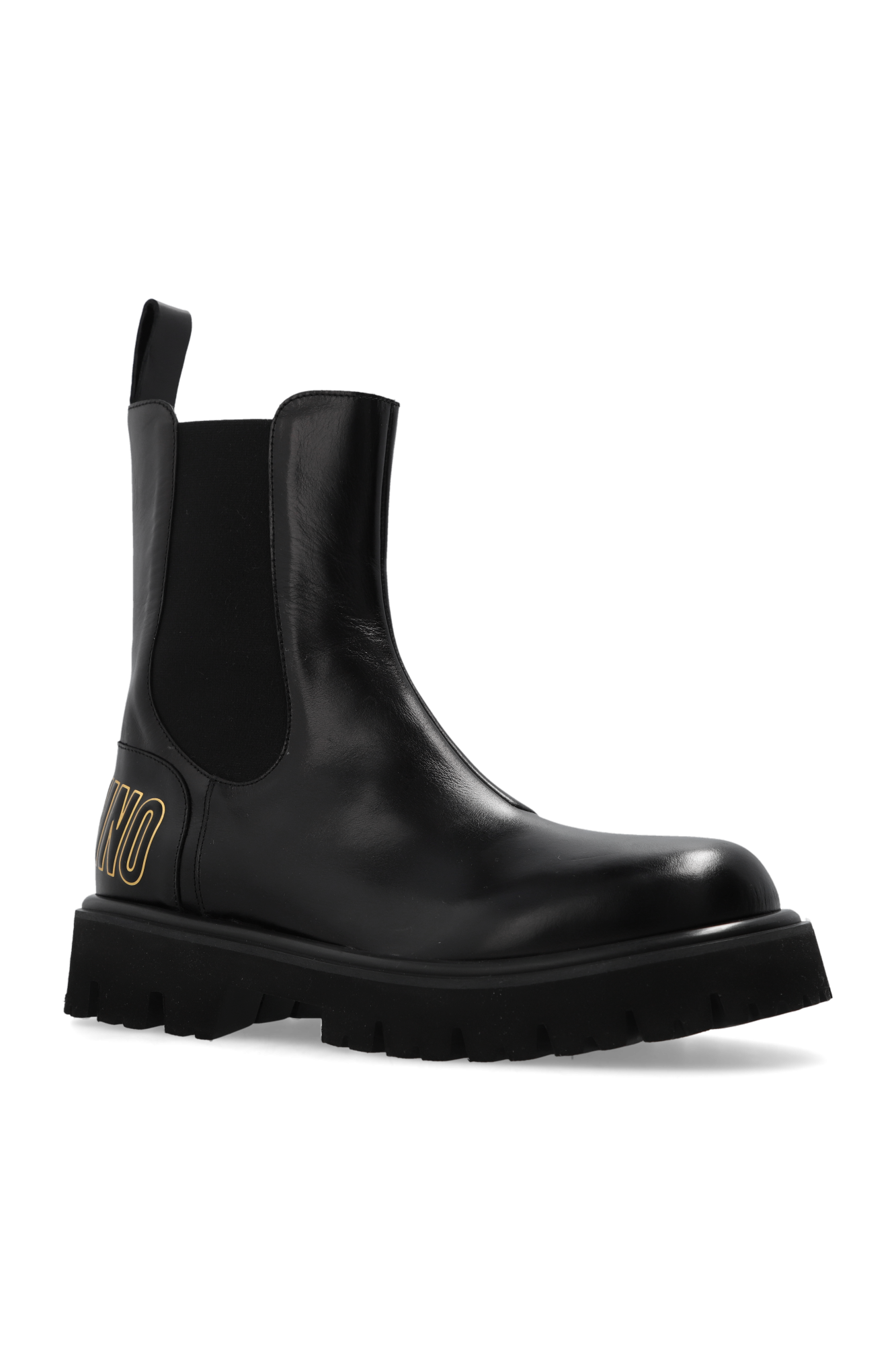 Moschino Leather Chelsea boots